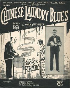 an advertisement for the chinese laundry blues