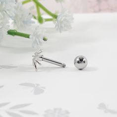 📌 Piercing jewelry length, thickness or piercing type options can vary depending on your morphology or the way your piercing has been done, so please make sure the length & sizes 📌 ※ This listing is for ONE piece, NOT a pair ※ ⚡️ Item Details (Ball End) - 1 Piece - Thickness: 16 Gauge (1.2mm) - Bar Length: 6mm - Spider Size: 6mm x 7mm - Material: Bar & Ball - 316L Surgical Steel, Plated - Externally Threaded - For: Cartilage, Helix, Conch - Ball Back (4mm Ball) ⚡️ Shipping Information Adjustable Hypoallergenic White Gold Piercings, Hypoallergenic Adjustable White Gold Piercings, Silver Surgical Steel Single Earring Piercing, Hypoallergenic Silver Surgical Steel Piercings, Surgical Steel Pierced Cartilage Earrings Gift, Gift Surgical Steel Pierced Cartilage Earrings, Gift Surgical Steel Cartilage Earrings, Adjustable Nickel-free Silver Piercings, Surgical Steel Cartilage Earring As A Gift