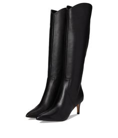 PRICES MAY VARY. Stay stylish in the Nine West Sirena dress boots. It features a stylish pointy toe, stiletto heel and a sleek silhouette. The Sirena boots will elevate any outfit! Founded in 1978, Nine West empowers women to take on the world in style, from day to night. Pointy Toe ; Zipper Closure Leather Upper 2.4" heel height Pointy Boots, Kitten Heel Boots, Dress Boots, Christmas Outfits, Black Leather Boots, Dress With Boots, Stiletto Heel, Christmas Outfit, Nine West