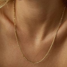 Details Perfect For Everyday Look! Length: 16” 18” & 20” Inches With 2” Inch Extension 18k Gold Filled Chain Style: Modern & Chic Not Tarnish Condition: Brand New Free Shipping Gold Chain For Women, Figaro Necklace, Chain Women, Chain For Women, Figaro Chain, Modern Chic, Gold Filled Chain, Chain Styles, Everyday Look