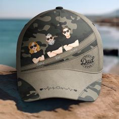 Made from high-quality materials, our classic cap is designed to provide maximum comfort and protection from the sun. It features an adjustable strap at the back, ensuring a perfect fit for anyone.  Our Personalized Classic Cap is the perfect way to make your next camping or family trip even more special. It's a thoughtful and practical gift that will be cherished for years to come.  Unique Father's Day Gifts for Grandpa: Best Dad Ever - Personalized Classic Cap is Unique Gifts for Dad, Father, Adjustable Baseball Cap With Curved Visor For Outdoor, Father's Day Baseball Cap With Curved Brim, Father's Day Baseball Cap With Curved Bill, Casual Outdoor Baseball Cap For Father's Day, Curved Visor Sun Hat For Outdoor, One Size Curved Visor Sun Hat For Outdoor, Father's Day Outdoor Baseball Cap With Curved Bill, Adjustable Snapback Hat For Father's Day Outdoor, Adjustable Hat With Curved Visor For Outdoor Activities