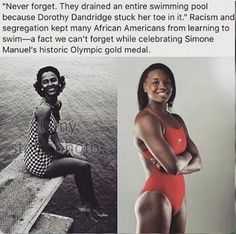 Simone Manuel, On The Shoulders Of Giants, Peter Jones, True Fact, Dorothy Dandridge, Olympic Gold Medals, Learn To Swim, Intersectional Feminism, Historical Facts