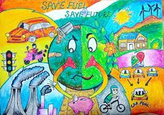 12 Best Save fuel ideas | drawing competition, save fuel, poster drawing