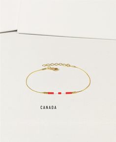 National Flag of Canada bracelet. Canadian colors jewelry. Gift for the girlfriend or the best friend from Canada. Motherland gift. Country of origins bracelet.   This listing is for one bracelet. The 1st image shows the bracelet with the flag of CANADA. Bracelets with the flag colors of many countries, territories, regions, cities, universities, colleges, parties, communities, etc. are also available. Please ask us if this is possible before ordering. The chain, spacer beads and closure are ava White Adjustable Chain Bracelets For Friendship, White Jewelry With Extender For Gift, White Jewelry With Extender As A Gift, White Beaded Bracelets With Adjustable Chain As A Gift, Hypoallergenic White Chain Bracelet Gift, White Bracelets With Adjustable Chain As Gift, White Chain Bracelet With Adjustable Chain As A Gift, White Bracelets With Adjustable Chain For Gifts, White Adjustable Chain Bracelet As Gift