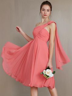 Your dearest supporting friends deserve nothing less than stunning gowns. Our bridesmaid dresses are meticulously crafted by skilled tailors, and the options are extensive. With a palette of over 30 colors to choose from, we cater to regular sizes ranging from 0 to 16 and plus sizes spanning from 14W to 26W. Additionally, we offer the option of custom sizing to ensure a perfect fit. Product Details:Length:Short/Mini;Silhouette:A-line/Princess;Neckline:One-Shoulder;Fabric:Chiffon;Straps Sleeves:S Princess Sleeves, Chiffon Bridesmaid Dresses, Evening Dresses Cocktail, Junior Bridesmaid, Chiffon Bridesmaid, Wedding Bridesmaid Dresses, Junior Dresses, Wedding Bridesmaids, Flower Dresses