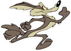 an image of a cartoon dog running with his legs spread out and eyes wide open