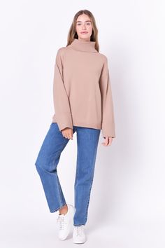 ENGLISH FACTORY - Turtle Neck Sweater - SWEATERS & KNITS available at Objectrare Summer Style Guide, Casual Party Dresses, Knit Outerwear, Turtle Neck Sweater, High Neck Long Sleeve, Fashion Night, Pink Midi Dress, Geek Chic, Romper Pants