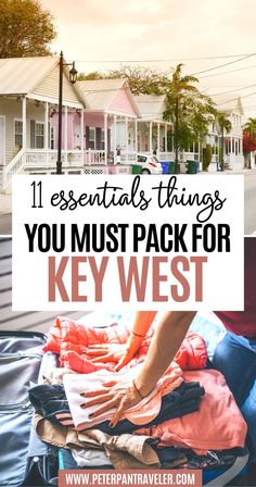 11 Essentials Things You Must Pack for Key West Key West Outfits, Florida Vacation Outfits, Beach Vacation Packing, Key West Beaches, Sports Lounge, Things To Pack, Beach Vacation Packing List