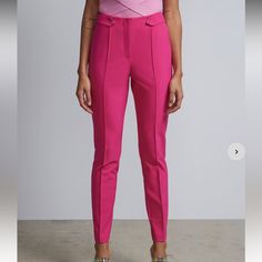 Size 10 Petite Nwt New York And Company High Rise Slim Leg Ankle Pants Hot Pink Color Stretchy Comfortable Fit 86% Nylon 14% Spandex Approx Measurements : Waist 14 1/2” Rise 12” Inseam 27” Comes From A Smoke Free Home. Thanks For Stopping By! Tags:Abercrombie And Fitch Aeropostale American Eagle Adidas Ann Taylor Loft Brandy Melville Banana Republic Charlotte Russe Champion Express Fila Free People Gap Hollister H&M Nike Puma Tillys Urban Outfitters Victoria Secret Pink Zara Wet Seal Tanks Tops Spring Office Elastane Pants, Spring Tapered Leg Elastane Pants, Spring Tailored Elastane Pants, Spring Office Bottoms In Elastane, Pink Workwear Pants With Belt Loops, Pink Bottoms With Belt Loops For Work, Spring Bottoms With Belt Loops, Elastane Material, Pink Elastane Pants For Workwear, Pink Elastane Pants For Work