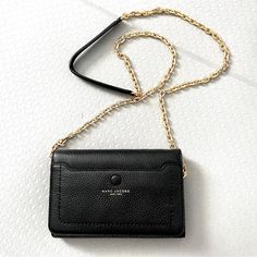 Nwot Leather Wallet On Chain. Classic Wallet With Chain Strap For Everyday Use, Classic Wallets With Chain Strap For Everyday Use, Black Wallet With Chain For Everyday Use, Black Chain Wallet For Everyday Use, Leather Travel Wallet With Chain Strap, Travel Leather Wallet With Chain Strap, Classic Crossbody Wallet On Chain For Daily Use, Black Wallets With Chain Strap For Everyday Use, Black Wallets With Chain Strap