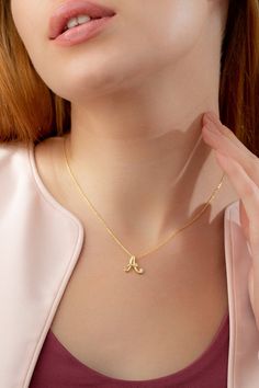 10k 14k 18k Solid Gold Diamond Initial Letter Necklace, Dainty Gold Custom Personalized Necklace, Gold Letter Jewelry, Letter Charm Birthday Gift  FEATURES• Solid Gold (real gold, not gold plated or gold filled material)• Gold Karat: 10K (417) - 14K (585) - 18K (750) (optional)• Pendant Height: depending on the letter• Pendant Width: depending on the letter• Available Gold Color: Yellow gold, rose gold and white gold (optional)• Diamond weight: 0.03 ct• Diamond color: G-H Color• Diamond clarity: Elegant Yellow Gold Charm Necklace For Mother's Day, Fine Jewelry Pendant Necklace For Birthday, Elegant White Gold Charm Necklaces For Birthday, Elegant Gold Birthstone Necklace, Elegant White Gold Necklaces For Birthday, Elegant Yellow Gold Necklace For Birthday, Elegant White Gold Necklace For Birthday, Yellow Gold Birthstone Diamond Necklace As Gift, Elegant Name Necklace For Birthday