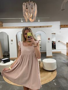 Making Me Blush Dress – Arete Style Blush Dress, Blush Dresses, Ruffle Sleeves, Above Knee, Square Neckline, Prom Dresses, Blush, Long Sleeve Dress, Prom