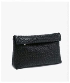 Complete your outfit with this fabulous faux leather textured clutch! Perfect for both day and night, elevate any look with this versatile accessory.. Final Sale Chic Faux Leather Shoulder Bag For Party, Black Clutch With Fold Over Clasp For Evening, Chic Faux Leather Clutch Shoulder Bag, Elegant Faux Leather Clutch Shoulder Bag, Trendy Black Envelope Clutch, Black Evening Clutch With Fold Over Clasp, Chic Faux Leather Clutch Bag, Trendy Envelope Clutch For Daily Use, Elegant Clutch Evening Bag With Zipper Closure