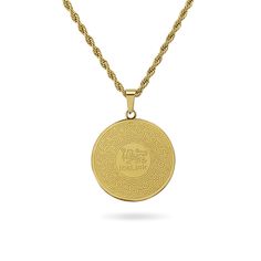 The entire Armenian Alphabet on one pendant. Stainless steel adjustable rope chain included. Hypoallergenic, Sweat and Waterproof. Gold-tone Medallion Chain Necklace, Tarnish Resistant, Gold-tone Medallion Brass Chain Necklace, Gold-tone Brass Medallion Chain Necklace, Armenian Necklace, Armenian Alphabet, Gold Lion Pendant Jewelry, Alphabet Necklace, Rope Chain, Rose Gold Necklace