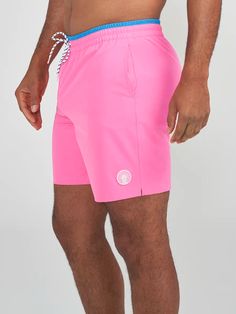 Grab your sunglasses and your flamingo floaty and sink into island time with these classic swimmers. These jealousy-inducing trunks feature an ultra quick drying shell, mesh basket liner and a zipper back pocket. Not to mention the elastic waistband and build-in drawstring designed to keep your trunks secure from the swim up bar all the way to the all you can eat crab leg buffet. Fabric: 92% Polyester/8% Spandex Machine Wash Cold, Tumble Dry Low Best for: Swimming, Sunbathing, Boat Days, Boogie Nylon Swimwear With 4-way Stretch For Water Sports, Moisture-wicking 4-way Stretch Swimwear For Water Sports, Fitted Swim Trunks For Water Sports, Breathable Stretch Swim Trunks For Water Sports, Athleisure Swimwear For Water Sports With 4-way Stretch, 4-way Stretch Swimwear For Water Sports, Stretch Moisture-wicking Swim Trunks For Water Sports, Stretch Swim Trunks With Upf 50+ For Water Sports, Sporty 4-way Stretch Swimwear For Surfing