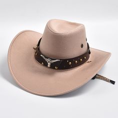 Product Overview Step into the world of classic Western charm with our Vintage Western Cowboy Hat. Perfectly blending style with practicality, this hat is a must-have accessory for any travel enthusiast or party-goer. Its solid color and elegant suede-like finish make it an ideal choice for both men and women who appreciate timeless style with a modern twist. Key Features Material: High-quality polyester with a suede finish for durability and comfort. Applicable Season: Versatile design perfect Vintage Adjustable Fedora In Solid Color, Vintage Adjustable Fedora, Vintage Adjustable Solid Fedora, Adjustable Hats For Western-themed Events, Adjustable Cap For Western-themed Events, Casual Beige Hats For Western-themed Events, Adjustable Wide Brim Felt Hat For Western-themed Events, Beige Brimmed Hat For Rodeo, Adjustable Wide Brim Costume Hats For Western-themed Events