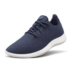 The Allbirds Wool Runner is the orginal wool sneaker that started it all. Called the world's most comfortable shoe, it's flexible, supportive, astonishingly soft, and machine washable. The Wool Runner is breathable, lightweight, and can be worn sockless. Best used for walking, cooler weather, and everyday casual wear. Indigo Shoes, Wool Sneakers, Wool Shoes, Lightweight Sneakers, Most Comfortable Shoes, Travel Shoes, Wool Runners, Blue Shoes, Blue Man