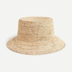 Shop J.Crew for the Raffia bucket hat for Women. Find the best selection of Women Clothing Accessories available in-stores and online. Bahamas Outfit, Northern California Style, Raffia Bucket Hat, Grandmother Style, Oversized Band Tee, Straw Bucket Hat, Raffia Hat, Fall Hats, Coastal Grandmother