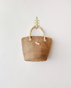 Vintage Style Classic Sisal Straw Summer Bag / Palawan Straw Bag – Adored Vintage