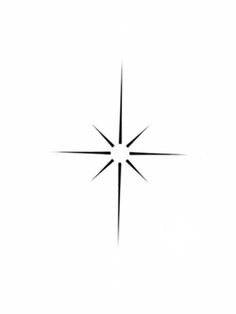 a black and white photo of a star