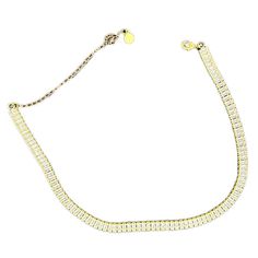 Handmade in Brazil. This exquisite necklace will impress whenever and wherever you wear it. Pair with a tank top and jeans, a black-tie party or out on the town. Goes perfectly with our Bettina Bracelet, Siler Earrings or Bettina Earrings to create a dazzling set.Approximately 12.5" in length with a 4"extenderCO2331 *C-7* Chic Gold Jewelry With Adjustable Length, Modern Evening Choker Jewelry, Modern Adjustable Necklace For Party, Adjustable Modern Necklaces For Party, Pearl Chain Choker For Party, Pearl Chain Choker Necklace For Party, Chic Formal Adjustable Chain Necklace, Modern Choker With Adjustable Chain For Parties, Trendy Adjustable Choker For Formal Occasions