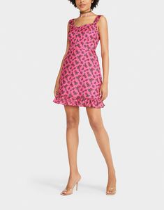 THORNS AND ROSES DRESS PINK – Betsey Johnson Princess Bodice, Floral Mini Dresses, Pink Yarrow, Roses Dress, Betsey Johnson Clothes, Love Plus, Betsey Johnson Dresses, Flare Mini Dress, Rose Dress