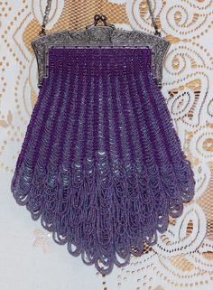 Frame Crochet, Victorian Ideas, Victorian Crochet, Leaf Frame, Purple Stuff, Everything Purple