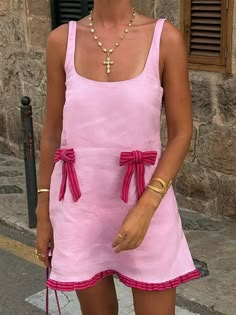 43115372281903|43115372314671|43115372347439 Summer A-line Mini Dress With Tie Straps, Chic Sleeveless Mini Dress For Picnic, Spring Sleeveless Mini Dress For Picnic, Cute Pink Sleeveless Mini Dress, Pink A-line Mini Dress With Bow, Summer Sleeveless Dress For Picnic, Summer Picnic Dress With Bow Detail, Cute Sleeveless Summer Party Dress, Cute Sleeveless Dress With Tie Straps