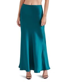 in stock Satin Maxi Skirt, Satin Midi Skirt, Satin Maxi, Deep Teal, Sweater Sale, Sweatshirt Dress, Clothes Gift, Skirt Top, Easy Wear