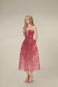 Chic Pink Evening Dress For Banquet, Spring Cocktail Midi-length Gown, Spring Cocktail Midi Gown, Pink A-line Midi Dress For Evening, Spring Evening Midi Gown, Spring Evening Midi Length Gown, Spring Evening Midi-length Gown, Feminine Evening Dress For Banquet, Pink Summer Midi Dress For Banquet