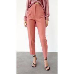 Reposhing This Item I Purchased From @Lepainperdu. Loved It, But Ready To Rotate For Something New. Questions? Leave A Comment Below! Workplace Fashion, Zara Suits, Off White Pants, Women's Office, White Dress Pants, Office Suit, Womens Office, Zara Jumpsuit, Work Meeting