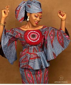 Best arewa hausa styles #zee #long sleeve African Blouses, African Print Skirt, African Fashion Ankara, African Print Dresses, Africa Fashion