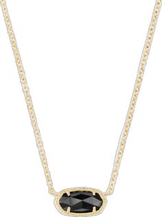 Kendra Scott Black Necklace, Layering Kendra Scott Necklaces, Black Kendra Scott Necklace, Kendra Scott Necklace Black, Birthday Mail, Kendra Scot, Mail Inspo, Elisa Gold Pendant Necklace, Burr Basket