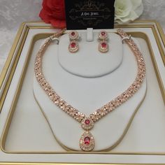 Sparkle and shine like never before with the range of cz diamanté cubic zirconia gold plated 2pcs bridal necklace set with matching earrings. This beautiful cubic zirconia encrusted necklace set is the perfect accessory  for your wedding day. Beautiful elegant, this gold cubic zirconia necklace set is filled with the dazzling sparkle. Guaranteed to transform your look in seconds to gain instant luxury, this stunning necklace set will ensure you steal every spotlight. Bring the dazzle into your o Gold Wedding Necklace, Jewelry Set Gold, Gold Necklace Wedding, Clear Necklace, Wedding Necklace Set, Islamic Jewelry, Bridal Necklace Set, Bridal Jewelry Set, Zirconia Necklace