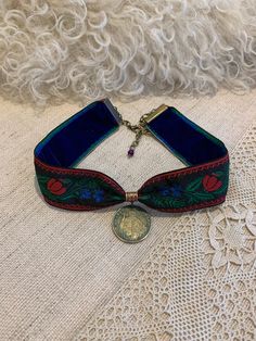 Ukrainian Choker Ukrainian Ethno Dukach Ukraine Choker Embroidery Under Antique Dukach Hryvna Coin Pendant Traditional Ukrainian Namysto - Etsy Vintage Ribbon Choker As A Gift, Vintage Ribbon Choker As Gift, Embroidery Choker, Necklace Embroidery, Ukrainian Christmas, Ukrainian Wedding, Ukrainian Clothing, Coin Necklace, Coin Pendant