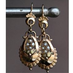 Gold Tone Vintage Look Faux Pearl Drop Earrings, Faux Gold/Pearls , Ships In 7-8 Days Historical Jewellery Ancient Jewelry, Jewelry 2024, 1920s Costume, Cabin Door, Pearl Pendant Earrings, Pearl Party, Gray House, Victorian Earrings, Pearl Decorations