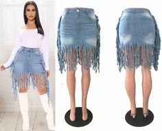 Naya Denim Mini Skirt FancySticated Blue Denim Skirt For Spring Party, Trendy Denim Blue Bottoms With Fringe, Blue Denim Skirt For Summer Parties, High Waist Fringe Bottoms For Spring, Stretch Denim Skirt For Summer Party, Chic Skirt With Frayed Hem For Spring, Trendy Denim Bottoms With Fringe, Spring Mini Skirt With Frayed Hem, Mini Skirt With Frayed Hem For Fall