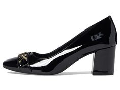 Complement your chic style, from the desk to dinner, in the MICHAEL Michael Kors® Jilly Flex Pump..Slip on style..Round toe silhouette..Strap with metal branding badge on vamp..Covered block heel..Man-made upper, lining and insole..Rubber outsole..Imported..Product measurements were taken using size 9, width M. Please note that measurements may vary by size..Measurements: Heel Height: 2 1/2 in Weight: 10.2 oz Trendy Formal Heels With Metal Feet, Michael Kors Chic Heels For Work, Chic Michael Kors Heels For Work, Elegant Michael Kors Heels For Office, Elegant Michael Kors Heels For Night Out, Luxury Michael Kors Formal Heels, Michael Kors Fitted Heels For Formal Occasions, Formal Michael Kors Heels, Elegant Black Michael Kors Heels