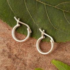 Peruvian silversmith Luis Banda is on a mission to bring the world original jewelry inspired by his Inca heritage. Here, Luis presents these mini hoop earrings in 925 sterling silver, featuring an easy to use saddleback clasp. Perfect for everyday wearing. Gifts Under 25, Original Jewelry Design, Silver Polish, Mini Hoop Earrings, Handmade Modern, Original Jewelry, Sterling Silver Hoop Earrings, Small Earrings, Sterling Silver Hoops