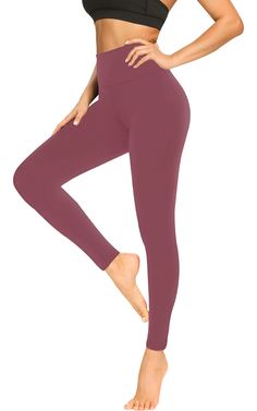 PRICES MAY VARY. 92% Polyester, 8% Spandex ✅【LEGGINGS PREMIER DURABILITY】: The squat proof interlink fabric was developed to endure everyday wear and machine washings to last for years. Pair these high rise leggings with a Sports Bra, Tank Top, or T-Shirt to complete your athleisure look.Perfect for yoga, biking, volleyball, exercise, fitness, weightlifting, running, any type of workout, or everyday casual use. ✅【SOFT FABRIC】:You will love our leggings once you put them on and experience a perfe Workout Yoga Pants, Warm Pants, Formal Pants, Buttery Soft Leggings, Fleece Leggings, No See, High Waist Fashion, Workout Yoga, Mens Dress Pants