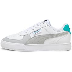 Puma Mercedes-Amg Petronas Motorsport Caven Sneakers Formula One Team Sport Sneaker Mapf1 Caven Size 7 Never Worn Still In Box Form Inserts Still Inside Shoes Gray Puma Accent On Sides Of Shoes Vibrant Teal Accent On Back Of Shoes Mercedes Logo (Chrome) On Teal Accent White Puma Sneakers For Streetwear, White Puma Sneakers For Sports, White Puma Skate Shoes For Streetwear, Sporty White Puma Skate Shoes, White Puma Sneakers With Synthetic Material, White Puma Skate Shoes With Round Toe, White Synthetic Puma Sneakers, White Puma Logo Skate Shoes With Round Toe, Casual White Sneakers With Puma Logo