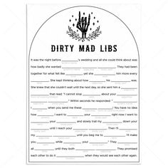 the dirty mad lies game is shown in black and white