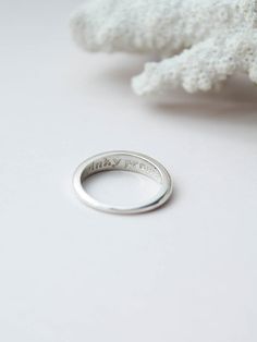 The Pinky Promise Ring is a tiny band for your pinky with the inscription of "pinky promise"on the inside. A beautiful, clean, bulbous band is a perfectly discreet reminder of that promise to a friend or to yourself. Minimalist Initial Ring With Engraving For Promise, Minimalist Initial Ring With Round Band For Promise, Minimalist Engraved Open Ring For Promise, Minimalist Open Engraved Promise Ring, Minimalist Engraved Open Promise Ring, Stackable Promise Rings With Engraving Option, Promise Stackable Rings With Engraving Option, White Gold Engraved Ring For Everyday, Promise Stackable Rings With Engraving Option And Round Band