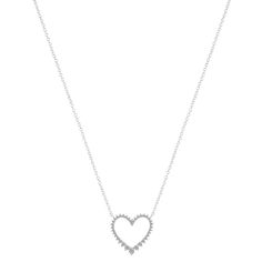 Keep your love close with this Brilliance Brass Open Heart Pendant Necklace. Keep your love close with this Brilliance Brass Open Heart Pendant Necklace. Chain type: link Metal: brass Finish: polished Pendant size: 0.7 x 0.6 in. Packaging: boxed Necklace length: 16 in. with 2 in. extender Plating: fine silver Size: 18". Color: Silver Clear. Gender: female. Age Group: adult. Necklace Box, Open Heart, Heart Pendant Necklace, Necklace Chain, Necklace Length, Fine Silver, Brass Finish, Heart Pendant, Gender Female