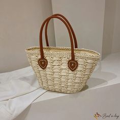 Bird in Bag - Woven bags female new fashion shoulder bag large capacity straw vegetable basket bag Beige Large Capacity Basket Shoulder Bag, Trendy Beige Basket Shoulder Bag, Trendy Basket Shoulder Bag With Braided Handles, Straw Bucket Bag For Daily Use, Large Capacity Straw Beach Bag In Bucket Shape, Large Capacity Straw Beach Bag, Large Capacity Straw Shoulder Bag In Bucket Shape, Large Capacity Straw Bucket Beach Bag, Large Capacity Straw Bucket Bag