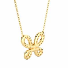 Make your neck look glamorous with a 0.30 Carat Round Diamond Butterfly Pendant as this pendant is crafted in yellow gold metal. Shop for a unique pendant and get a striking look. Note:- Each pendant will come with its respective chain included. The cost of the chain is already included in the displayed total amount. Please note that the chain you receive may vary slightly from the one shown in the image. Yellow Gold Plated Diamond Necklace With Clavicle Chain, Yellow Gold Diamond Flower Pendant Necklace As Gift, Yellow Gold Diamond Necklace With Flower Pendant As Gift, Yellow Gold Diamond Necklace With Clavicle Chain, Yellow Gold Necklace With Flower Pendant For Anniversary, Luxury Gold Diamond Necklace With Polished Finish, Yellow Gold Flower Pendant Necklace With Polished Finish, Yellow Gold Necklace With Flower Pendant And Polished Finish, Hallmarked Yellow Gold Flower Pendant Necklace