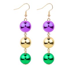 PRICES MAY VARY. 🟪Vibrant Mardi Gras Style: Handmade beaded earrings with crown mask dangle, fleur de lis, and festive flair for a vibrant Mardi Gras look. 🟢Fashionable Holiday Accessory: Elevate your style with these unique Mardi Gras earrings, perfect for women and girls, adding flair to any outfit. 🟨Quality Craftsmanship: Handcrafted with care, these earrings make for a memorable accessory, ensuring you shine during the Mardi Gras celebrations. 🟣Carnival Parade Ready: Stand out at Fat Tue Crown Mask, Carnival Jewelry, Mardi Gras Throws, Mardi Gras Earrings, Carnival Parade, Beaded Mask, Handmade Beaded Earrings, Jewelry Holiday, Mardi Gras Beads