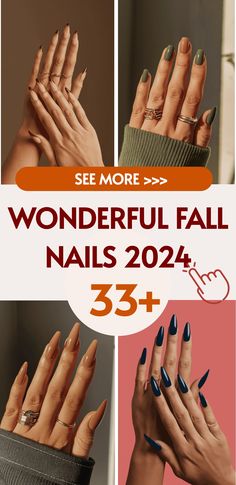 Elevate your fall nail game with our stunning Wonderful Fall Nails for 2024. Experience a touch of magic and sophistication right at your fingertips, with designs that promise to captivate and enchant. Whether you prefer celestial motifs or deep autumn shades, our collection offers a variety of choices to help you achieve a nail look that exudes charm and elegance, perfectly in tune with the autumn vibes. Nail Autumn 2024, Autumn Nails 2024 Trends, Nails Autumn 2024 Trends, Autumn 2024 Nails, Nails Autumn 2024, Nails 2024 Autumn, Nails Fall 2024 Trends, 2024 Autumn Nails, Sept Nails 2024