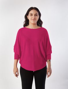 Our bestselling Ryu top is as soft as it is practical. While wearing the brand-newcashmere version, you will feel like you are wearing a piece of heaven. The added touch of the center seam and bat wing sleeve give this top a bit of extra dimension. Boat neck top with Dolman long sleeves and center seam detail 3% Cashmere, 40% Viscose,27% Polyester, 30% Nylon, Style # G550F Boat Neck Top, Yarn Accessories, Bat Wing, Boat Neck Tops, Outerwear Vest, Sweater Sale, Batwing Sleeve, Signature Style, Boat Neck