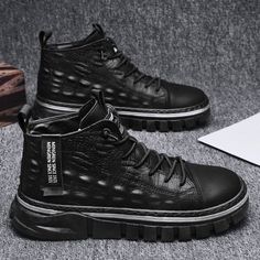 Product Show： All Black Shoes, Ankle Boots Men, Best Shoes For Men, Walking Sneakers, Martin Boots, Best Shoes, Comfortable Sneakers, Motorcycle Boots, Leather Shoes Men